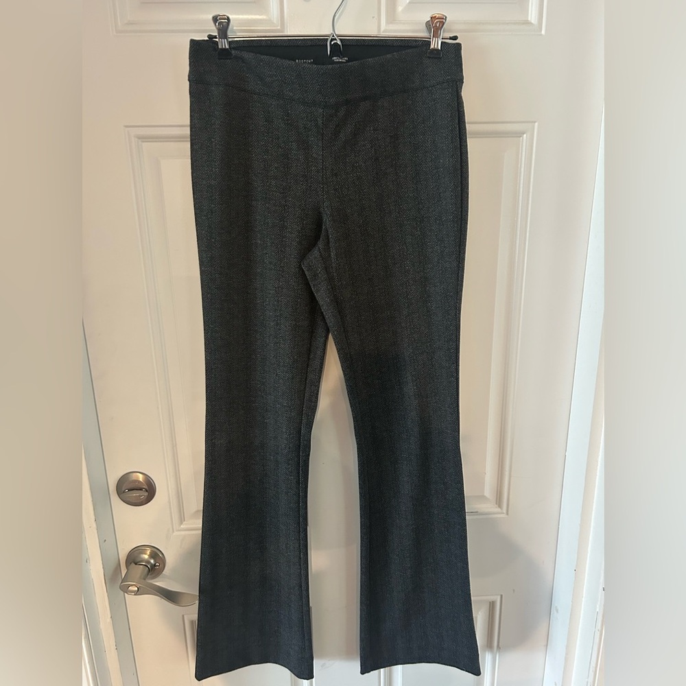 Simply Vera Vera Wang Black and Gray Bootcut Pants